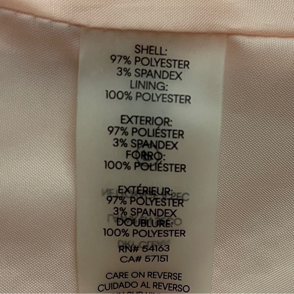 Calvin Klein Women's Rose Pink Asymmetric Novelty Jacket - Picture 9 of 10